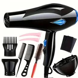 Professional Hair Dryer SetBlow Dryer DC Motor Fast Drying with 2 Speed3 Heatwith DiffuserNozzleConcentration Comb For Home 240113