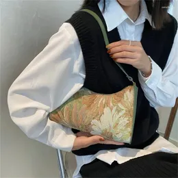 Boodschappentassen Olieverf Tote Bag Oksel Onderarm Voor Meisje Dames Mode Handtas