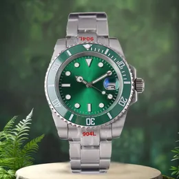 Tasarımcı En Kaliteli Erkekler İzle 40mm 904L Paslanmaz Çelik Siyah Seramik Safir Cam Süper Aydınlık Bilek saatleri Montre De Luxe