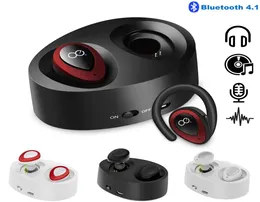 Mini TWS K2 Wireless Twins Bluetooth Stereo inear headset Earphones hörlurar hörlurar med laddningsuttag headset5618605