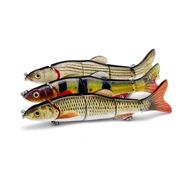 3 peças Isca De Pesca 165mm 40g 5 Isca Dura Artificial Lifelike Swimbait Sinking Tackle 240113