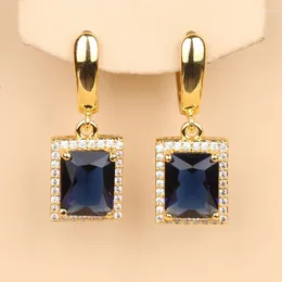 Baumelnde Ohrringe verkauft Großhandelspreis Dubai Gelbgold Farbe Tropfenschmuck für Frauen trendige Accessoires Produkte Türkei