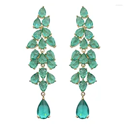 Dangle Earrings Europe America Luxury Drop Trend Vintage Adaggeration Jewelry for Women Wedding Cocktail Party Birthday Gifts