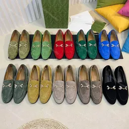 2024 Yeni Varış Elbise Ayakkabı Tasarımcısı Rhinestone Horsit Loafers Gerçek Deri Kadın Mule 10a Princetown Cowhide Sıradan Yuvarlak Ayak Ayakkabı Klasik Slaytlar Baskı Metal