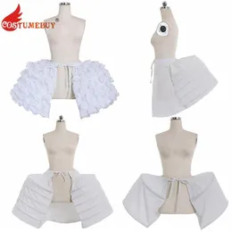 Costumebuy Medieval Victorian Rococo 가운 드레스 페티코트 번잡 크리 놀린 웨딩 파티 언더 스키어 팬티어 Costu2114