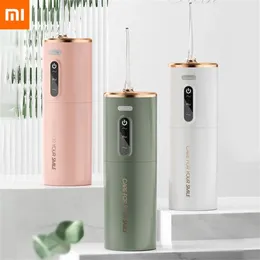 Diş Fırını Xiaomi Oral Irrigator Taşınabilir Diş Su Duyucu Su Jet İplik Diş Seçim Ağız Çamaşır Makinesi Beyaz İçin Modlar