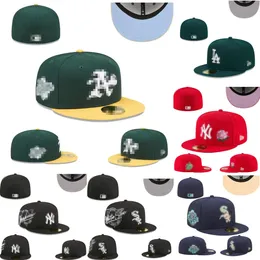 Unisex New Men's Baseball Fitted Caps коричневая вышива