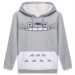 Raisevern 3D Dickes Sweatshirt Harajuku Cartoon Totoro Tier Katze Druck Frauen Cosplay Anzug Hoodie Frühling Herbst Außerhalb Kleidung cot237V