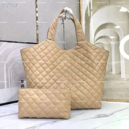 Borsa tote Designer Borse per la spesa Borsa a tracolla grande Borsa a mano Icare Beige Borsa a mano grande in pelle di lusso Borse Donna Borsa a tracolla Lady Borsa a tracolla