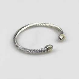 Desginer David Yuman X David Xx Bracciale intrecciato popolare Testa tonda Bracciale aperto Gioielli 24ss Gioielli Hip hop