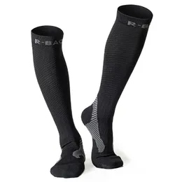 Socks Brand Men Women Night Dirsening Reffortive Socks Compressão Tepressão Suporte Hosiery Antislip Leg Guard para Maratona de Ciclismo