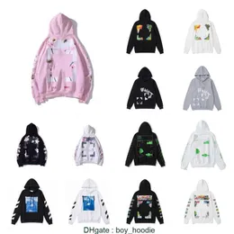 Tasarımcı Offs Mens Hoodie GrapeStone Hoody Women Sıradan Uzun Kollu Çift Çift Gevşek O boyun sweatshirt Hoodies Sweatshirts Men için 2024 Renk Beyaz Bez Mybu