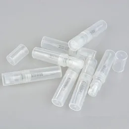 Frasco de perfume 50 pcs 2ml L 4ml 5ml vazio transparente plástico spray garrafa maquiagem por atomizador recarregável 220711 gota entrega saúde b dhw3h