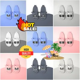 Scarpe firmate Pantofole Gomme Diapositive Sandalo Piatto Fioriture squalo Moda Spiaggia Infradito Bagno estati Cursore da donna da uomo