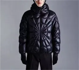 2024 Winter Men Down Jackets Hooded with 90% White Goose Spider Web Coats Man Casual Thicker Brand Outerwear