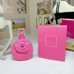 Wysokiej jakości designerskie perfumy damskie Walentyna Pink EDP 100 ml Perfumy dla kobiet Dobry zapach Długotrwały sprysk perfumy Wysokiej jakości szybka łódź