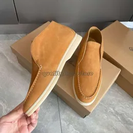 23s loro piano lp sapatos casuais loro sapatos abertos caminhadas verão caminhada deck sapatos camurça mocassins cidade preguiçoso mocassins homens mulheres lp mocassins camurça sneaker corte médio com boxx2rf