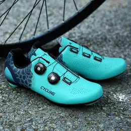Calçados 2021 verão legal ciclismo sapatos tênis preto homens sapatos de bicicleta de estrada selflocking respirável tênis atlético corrida