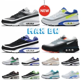 Max BW OG Casual Shoes Męskie Kobiety Designer Aifts Black White Persin Violet Sport Red Lyon Hemp Paris Los Angeles Vachetta Tan Cream Rotterdam Blue Cap Jogging Sneakers