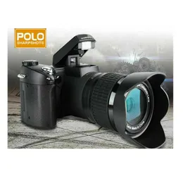 액세서리 33MP HD D7300 디지털 캠코더 카메라 넓은 각도 렌즈 24 배 광학 망원경 렌즈 무료 배송