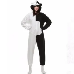 Danganronpa Dangan Ronpa Monokuma Monomi Bear Fleece Onesie Pyjama Costume Halloween Carnival Party Clothing Cartoon Jumpsuit Slee303W