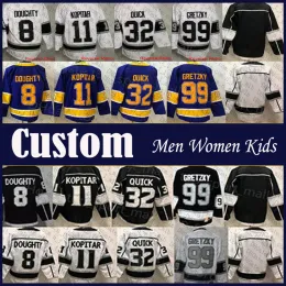 11 ANZE KOPITAR KEVIN FIALA HOCKEY JERSEYカスタム男性女性