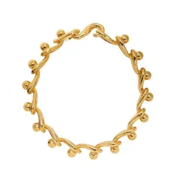 Ожерелье Lowee, дизайнерское женское ожерелье с подвеской оригинального качества, новое металлическое простое ожерелье с грубой цепочкой, модное женское INS, маленькое дизайнерское ожерелье