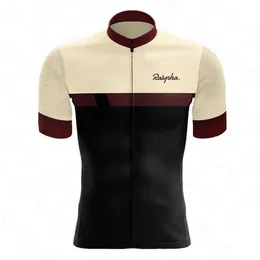 Summer High Quality 2022 New Team Men Ralvpha Cycling Jersey Clothing Short Sleeve Breathable Quick Dry Cycle Jersey Clothes H1020294M