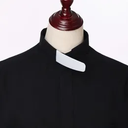 5 pezzi / lotto colletto bianco rimane inserto colletto stand per camicia clergy spedizione veloce alta qualità286G