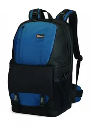 Tillbehör äkta Lowepro Fastpack 250 Foto DSLR Camera Bag Digital SLR Ryggsäck Laptop 15.4 "Med alla väderskydd