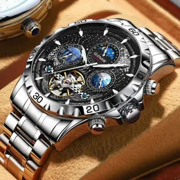 GLENAW Design Herrenuhren Top-marke Luxus Mode Business Automatische Uhr Wasserdicht Mechanische Montre Homme 240115