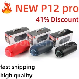 P12 Pro Yeni P10 Pro Taşınabilir Hoparlör Pulse6 Su Geçirmez Subwoofer Pulse6 Tam Ekran Renk Müzik Taşınabilir Kablosuz Ses Sistemi Tek ve Çift Mikrofon