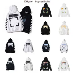 Mens Off White Hoody Hoodie Homens Homem Mulheres Designers Com Capuz Skates Rua Pulôver Moletom Roupas Offs Oversized Offend 34M0