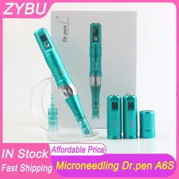 New Dr.Pen Ultima A6S Auto Auto Micronedling Roller Dermapen Stamp Wireless MTS Skin Care Face Micro Needle Meso Therapy Derma Dr Pen Cartridges