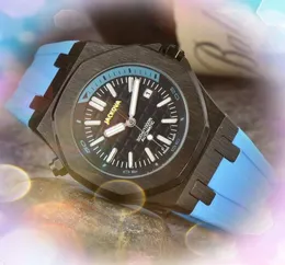 Famosi sport militari grandi orologi da uomo ghiacciati Hip Hop Designer Orologio Cronografo velocità in silicone Movimento al quarzo tutto oro Presidente Data Ora Orologio da polso regali