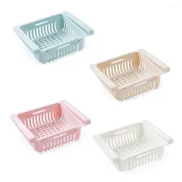 Armazenamento de cozinha 1x geladeira rack ventilação organizador freezer prateleira titular pull-out gaveta casa espaço saver