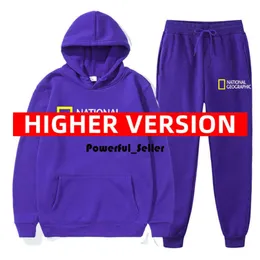 2024 Men's and Women's Fashion Br Hoodies Sweatshirts National Geographic Channel Sports Set Spring Autumn Two Piece Men Ess Sp5der 3409