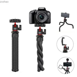 Stativ Ulanzi MT-11 flexibel bläckfisk stativ för telefon DSLR-kamera Vlog Portable 2 i 1 Design selfie stick stativ med telefoninnehavarl240115