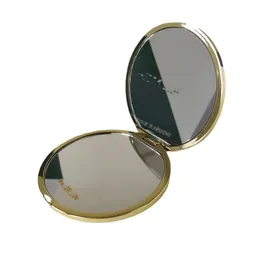 Make up Compact Mirrors Portable Mirror Small Mirror Folding flip double-sided mirror Portable square mirror Double sided makeup and wedding mirrors at the counter