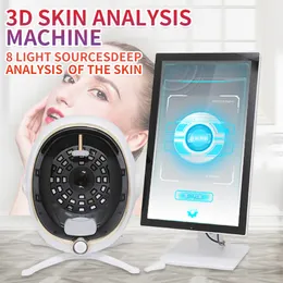 2024 Nowa najgorętsza maszyna do analizy skóry 3D diagnozę twarzy AI Inteligentna analiza twarzy tester skóry klinika kosmetyczna