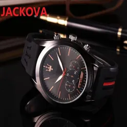 Męskie sportowe wyścigi motorowe na rękę 42 mm kwarcowy ruch męski zegar czasowy zegarek gumowy silikonowy pasek na top zegarki 266k