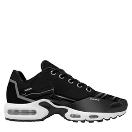 CoolCustomize Özel Siyah Basit Stil Hafif Hava Yastığı Moda Spor Sporları Kutu Ücreti ile Kırış Ayakkabılar Erkekler Kadınlar Metin Üst UNISEX POD Spor Sneaker
