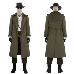 Resident Evil Village Karl Heisenberg Cosplay Costume Suit Halloween outfits2688