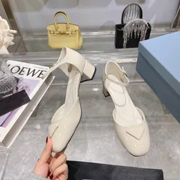 고급 브랜드 여성 샌들 하이힐 5cm Mary Jane Sandals 파티 신발 이탈리아 크기 35-40