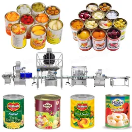 Automtic Pickled Cucumbers Can Filling Capping Line With UV sterilization Machine