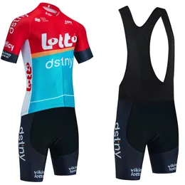 DSTNY Quickstep Cycling Jersey 자전거 반바지 세트 남성 여성 Ropa Ciclismo Bicycl Maillot Pantsclothing 240113