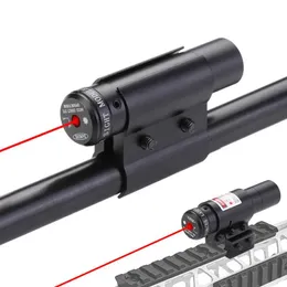 Ponteiros laser vermelho rifle acessórios infravermelho pequeno ponteiro laser 20mm slot para cartão tubo braçadeira caça escopo rifle ar 15 escopo red dot scope