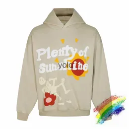 Men's Hoodies Sweatshirts Plenty Of Sunshine BROKEN PLANET Hoodie Men Women High Quality Pullovers Oversize Hoodedyolq