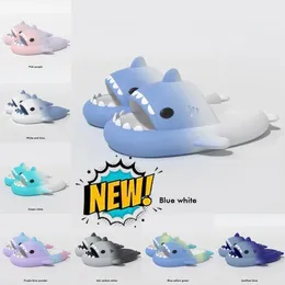 Gai Gai Gai 2024 Projektant Sandles Summer Home Women Shark Kaptery anty-siły eva solidny kolor Para rodziców na świeżym powietrzu Cool Foam Runners House Household Buty Eur Eur