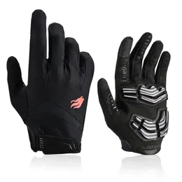 Firelion Outdoor Full Finger Gel Touch Screen Cycling Gloves Off Road Dirt Mountain Bike 자전거 DH 내리막 모토 크로스 글러브 240112